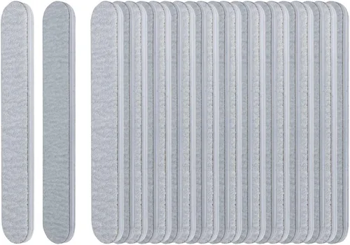Miniatura 2 de ForPro Professional Collection Mini tablero de espuma, cebra, grano 100/180, lima de uñas de manicura de doble cara, 3.5 pulgadas de largo x .5