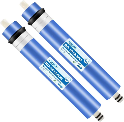 Miniatura 8 de Paquete de 2 elementos universales de membrana RO de ósmosis inversa de 600 GPD, filtro de agua de repuesto de 3.0 x 12 pulgadas, para sistema