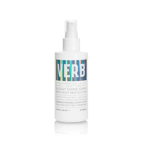 VERB Glossy Shine Spray - Moisturizing Heat Protection Hair Spray - Adds High Shine and Primes for Styling - Vegan, No Parabens or Harmful Sulfates