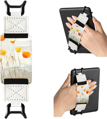 Miniatura 40 de CoBak Correa de Mano Segura para Kindle y Tabletas - Soporte de Dedo Versátil y Ligero para Kindle/Kobo/Voyaga/Lenovo/Sony E-Book Tablet de 6-7.5