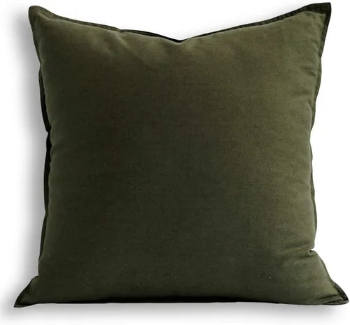 Miniatura 31 de Jeanerlor - Funda de cojín sólida de lino y algodón para decoración, de 18x18 pulgadas, funda de almohada especial para sofá, cama, silla