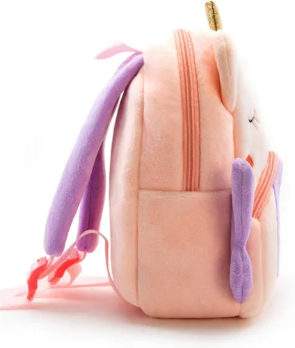 Miniatura 3 de Mochila con diseño de animales, animal de felpa, minibolsa de viaje para niño de 2-6 años, baby unicorn), PBK001