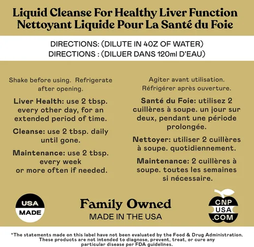 Miniatura 2 de Complete Natural Products Liver Complete - Botella de vidrio de 16 onzas, limpieza y desintoxicación del hígado