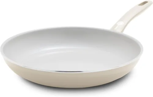 Miniatura 9 de GreenPan Dover - Sartén de 12 pulgadas con revestimiento antiadherente de cerámica libre de PFAS no tóxicos, para sellar, saltear, freír huevos