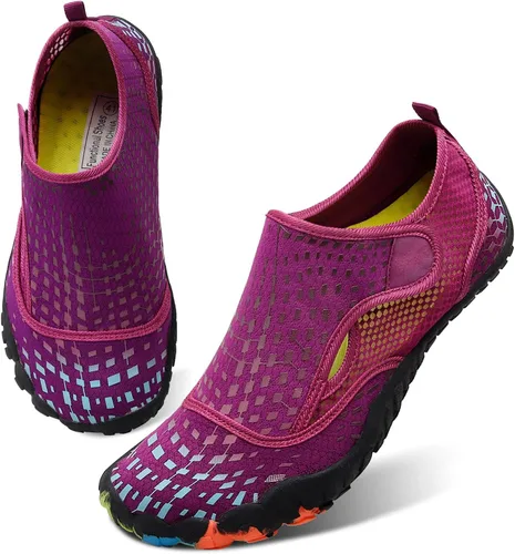 Miniatura 4 de L-RUN Calzado acuático para mujer y hombre, calzado atlético tipo calcetín que brinda sensación de estar descalzo, para senderismo, deportes