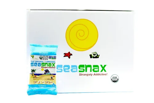 Miniatura 3 de SeaSnax Paquetes Grab and Go de algas tostadas, 0.18 onzas (paquete de 12)