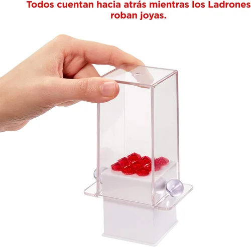 Miniatura 5 de Mattel Jewel Heist - Juego de estrategia de equipo con tabla, bóveda, joyas, juego de roles misterioso, deducción social para adultos, familias