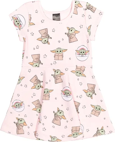 Miniatura 2 de STAR WARS Mandalorian - Vestido de rizo francés para niñas Rosado