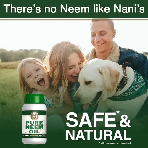 Miniatura 6 de Aceite de Neem Puro de Nani's para Plantas Concentrado - Diluir para Usar como Spray de Aceite de Neem Orgánico para Plantas, Uso Exterior e