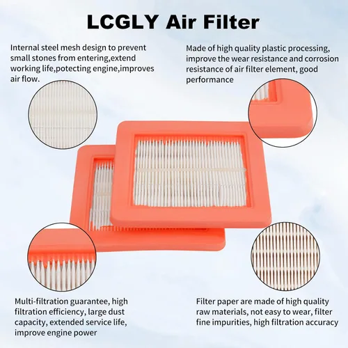 Miniatura 2 de 2 filtros de aire 17211-Z8B-901 compatibles con Honda HRX217 HRR216 HRC216 HRT216 HU800AWD HRB216 HRB217 HRS216 HRZ216 GCV160LAO GCV190LA GC190LA
