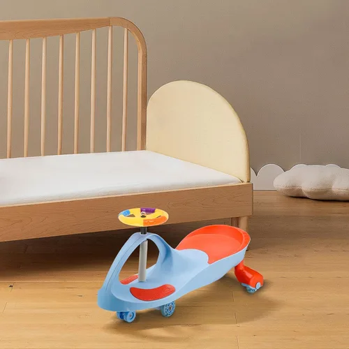 Miniatura 6 de Alipis Volante de juguete para niños para parachoques de 6.49 pulgadas, volante universal de plástico duradero con tornillo para niños, juego