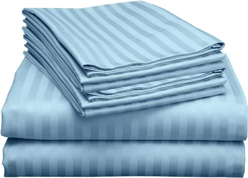 Miniatura 31 de Juego de sábanas de lujo para sofá cama individual, color negro, 100% algodón egipcio de 800 hilos, se adapta fácilmente a colchones de hasta 5