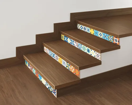 Miniatura 6 de FLFK Adhesivos de Azulejos de Borde de Pared Despegar y Pegar Papel Tapiz de Borde para Salpicadero de Cocina Baño Cuarto de Ducha, 4"x240