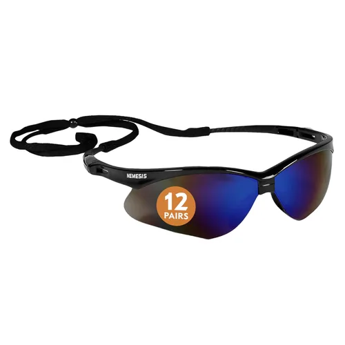 Jackson Safety V30 Nemesis - anteojos de seguridad (12 pares/caja), paquete de de 12