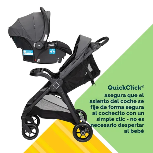 Miniatura 5 de Sistema de viaje tranquilo con asiento de coche para bebé de 35 libras de Safety 1st, rosado, (Monument 2)
