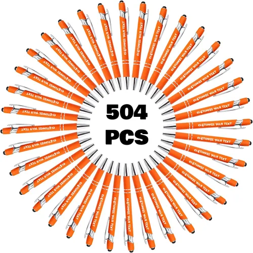 Miniatura 136 de AIFLM Bolígrafos personalizados con nombre a granel hasta 500 unidades de bolígrafos grabados gratis con tu nombre y texto para negocios