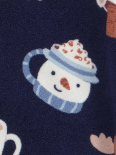 Miniatura 18 de Simple Joys by Carter's - Pijama de forro de vellón resistente al fuego para niños pequeños y bebés, holgada, con pies, paquete de 3