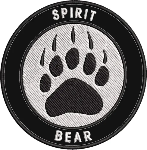 Miniatura 5 de Parche bordado de oso espiritual, garra de oso, parche de alta calidad para planchar o coser, emblema decorativo, emblema de vacaciones, recuerdo