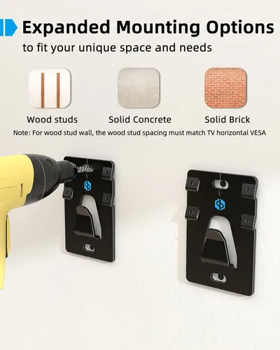 Miniatura 6 de Supcline Soporte de pared para TV sin montantes para la mayoría de televisores de 26 a 100 pulgadas de hasta 200 libras, soporte de TV para paneles