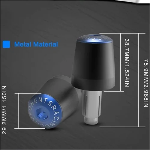 Miniatura 3 de Motorcycle Handlebar Motorcycle Aluminum Handlebar Grip Ends for MT03 MT-03 MT 03 2005-2020 2019 2018 2017 2016 7/8''22mm Handle Bar Grips Motorbike