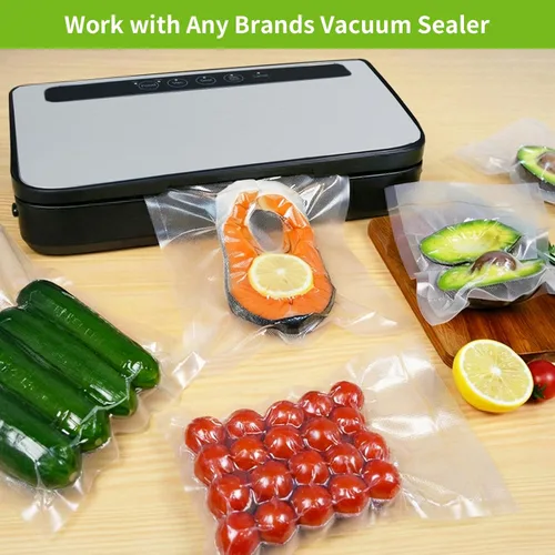 Miniatura 3 de Bolsas selladoras al vacío de 200 pintas de 6 x 10 pulgadas para alimentos, sin BPA, de grado comercial resistente, segura para vacío Sous Vide