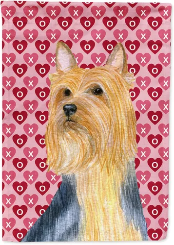 Miniatura 33 de Caroline's Treasures SS4484GF Bandera de jardín con diseño de bulldog inglés y corazones para el Día de San Valentín, bandera decorativa para patio