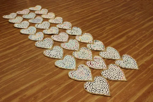 Miniatura 4 de Collection - Alfombra rectangular de 2 x 3 pies, alfombra de algodón trenzado multicolor y yute, alfombra geométrica kilim para interiores