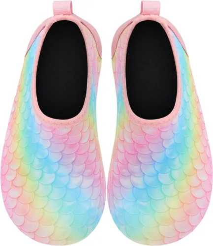Miniatura 5 de Joinfree - Zapatos acuáticos de natación para niños y niñas, calcetines acuáticos de secado rápido, zapatos con sensación de pies descalzos