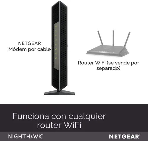 Miniatura 2 de NETGEAR Nighthawk CM1200 - Compatible con todos los proveedores de cable Para planes de cable de hasta 2 Gigabits 4 puertos Ethernet 1G DOCSIS