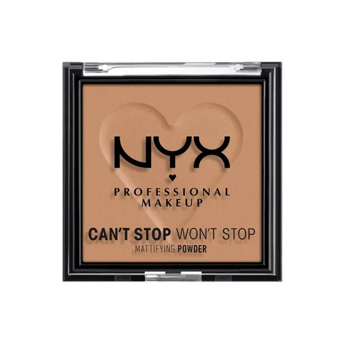 Miniatura 15 de NYX Professional Makeup Can't Stop Won't Stop - Polvo compacto matificante (claro)