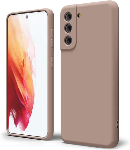Miniatura 178 de oakxco Funda para teléfono Samsung Galaxy S21 Ultra con agarre de silicona líquida, bonita funda delgada y delgada de goma suave de TPU lisa