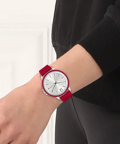 Miniatura 5 de Lacoste Reloj de cuarzo de acero inoxidable para mujer con correa de silicona rojo 17 Modelo 2001199 Rojo Reloj de cuarzo
