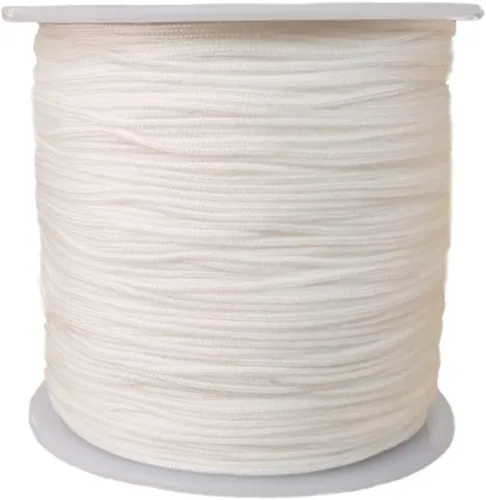 Miniatura 21 de Cordón de nailon de 0.020 in, hilo de ajuste para nudos chinos, collares, joyería, macramé, cuentas, pulseras de 150 yardas (azul)