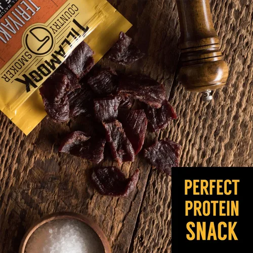 Miniatura 5 de Tillamook Country Smoker Tillamook Real Hardwood Smoked Old Fashioned Silver Dollar - charqui de carne de vacuno