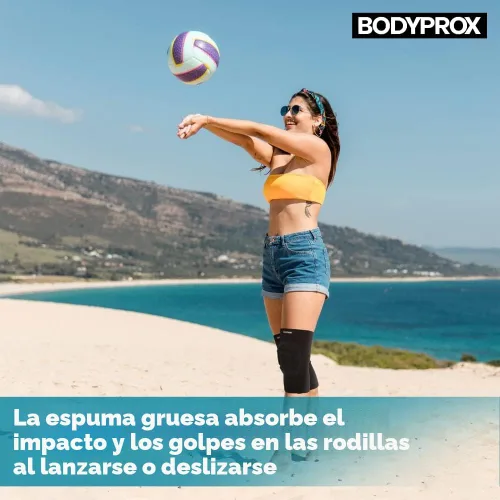 Miniatura 5 de Rodilleras de protección, con esponja gruesa antiderrapante, manga para rodilla para evitar colisiones