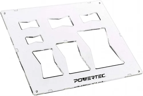 Miniatura 10 de POWERTEC 71728 Kit de plantillas de incrustaciones de mariposa Router y piezas decorativas para carpintería - Juego de 3 piezas