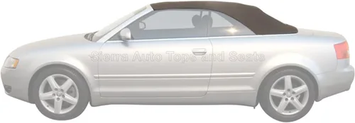 Miniatura 2 de Sierra Auto Tops - Repuesto superior convertible para Audi A4 2003-2009, lienzo Stayfast, bronceado, ventana de cristal con calefacción Beige
