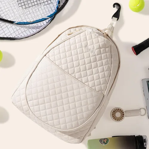 Miniatura 8 de Sucipi Bolsas de tenis para mujeres, Mochila bolsa acolchada para raqueta de tenis para raqueta de tenis, palas de pickleball, bádminton