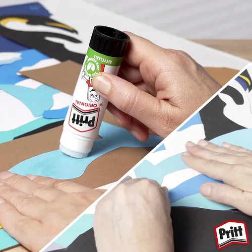 Miniatura 6 de Pritt Pegamento en barra, seguro y apto para niños, para actividades de artes y manualidades, adhesivo de sujeción fuerte para suministros escolares