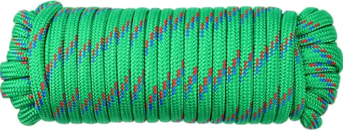 Miniatura 9 de Wellmax Cuerda de nailon trenzado de diamante, 3/8 pulgadas por 50 pies, color azul, extra fuerte, resistente a la luz solar y a la intemperie