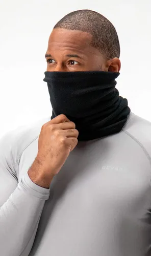 Miniatura 6 de DEVOPS Paquete de 2 polainas térmicas de forro polar para hombre, protección contra el viento