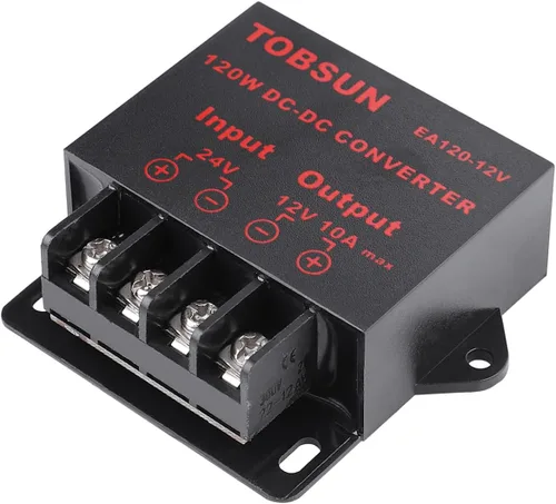 DC 24V a DC 12V 10A 120W Convertidor Reductor Step Down Buck Regulador de Voltaje Reductor Convertidor de Energía Mini Módulo Transformador 12V