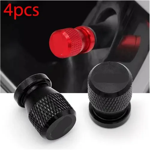 Miniatura 2 de 4PCS Car Wheel Tire Valve Caps Tyre Stem Covers Airdust Waterproof Compatible WithAuto Accessories(Army Green)