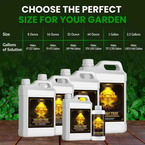 Miniatura 15 de Mejor alimento para plantas y árboles: Golden Tree de Humboldts Secret, crecimiento explosivo, incremento de la producción, recuperador de plantas
