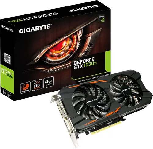 Miniatura 9 de Tarjeta gráfica Gigabyte Geforce GTX 1050 Ti Windforce (GV-N105TWF2OC-4GD)