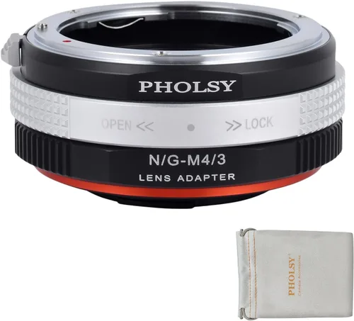 Miniatura 15 de PHOLSY Adaptador de montaje de lente PK a MFT compatible con lente de montaje Pentax K PK a Micro Cuatro Tercios (M4/3 Micro 4/3) Cuerpo de cámara