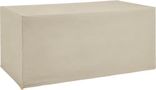 Miniatura 6 de Crosley Furniture Fundas impermeables para muebles de patio, juego de 2 piezas para sillas de comedor, color marrón Beige Bronceado