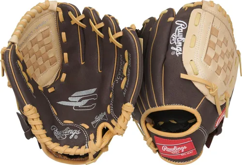 Miniatura 35 de Rawlings Guante de béisbol y sóftbol Sure Catch Modelos de T-Ball, para jóvenes y adultos recreativos Múltiples tallas y estilos