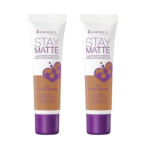 Miniatura 14 de Rimmel London Stay Matte Liquid Mousse - 305 Buff - Base, ligera, control del brillo, sin aceite, 1 oz