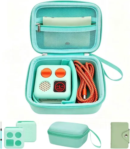 Miniatura 10 de MGZNMTY Estuche de almacenamiento de viaje y funda de silicona gruesa compatible con Yoto Mini Player, reproductor de audio y música para niños